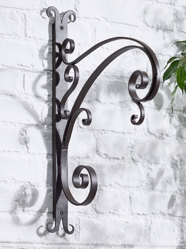 Dibor Brown Antique Curved Wall Bracket - Image 1 of 5