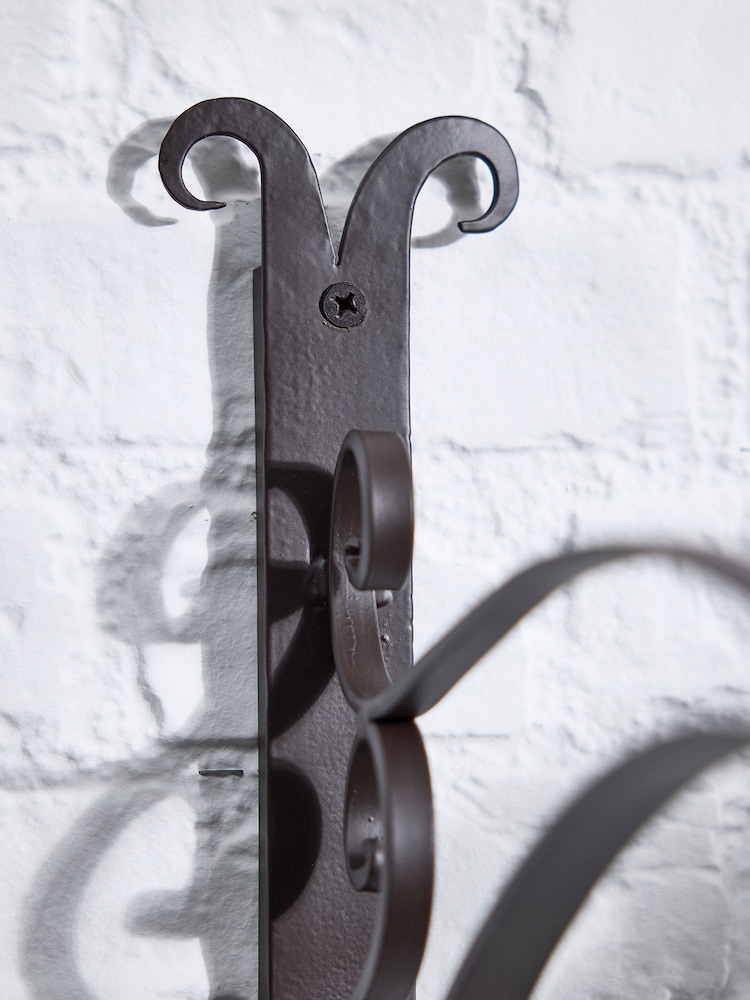 Dibor Brown Antique Curved Wall Bracket - Image 5 of 5
