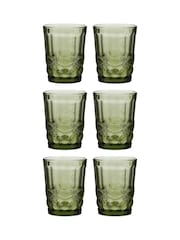 Dibor Set of 6 Green Tumblers - Image 2 of 4