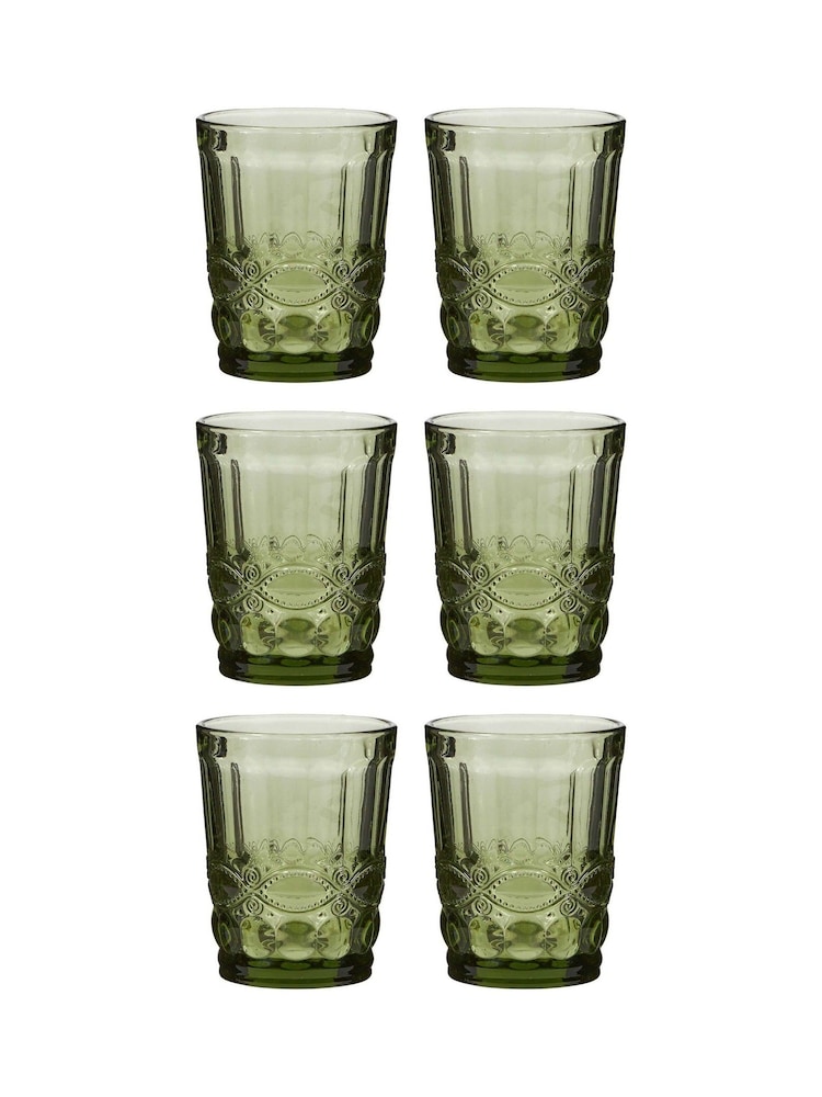 Dibor Set of 6 Green Tumblers - Image 2 of 4