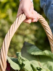 Dibor Brown Large Basket with Handle - Image 4 of 5