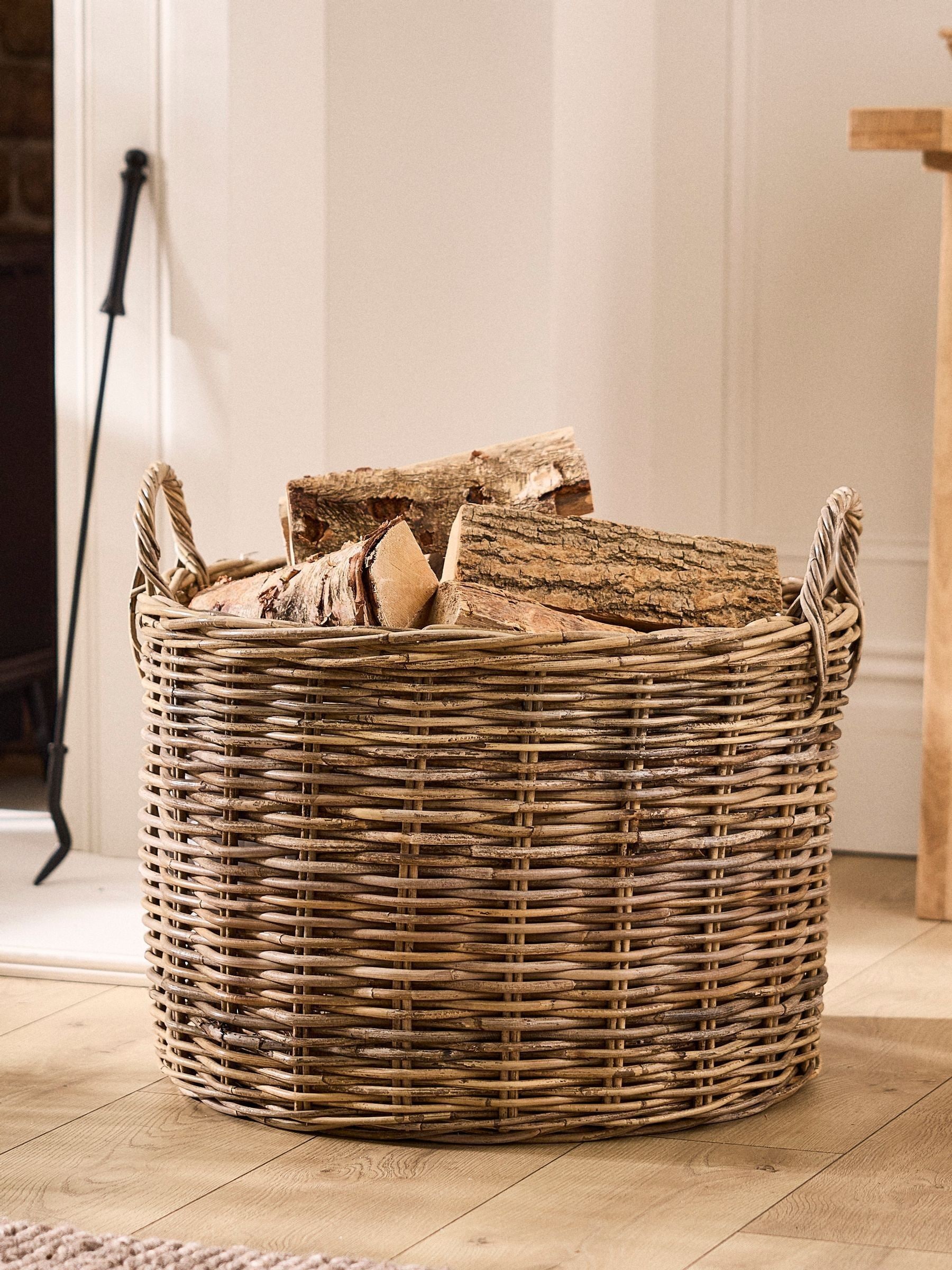 Dibor Unisex Brown Karib Rattan Basket