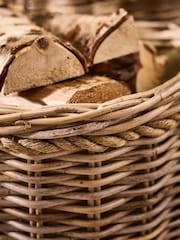 Dibor Brown Otavi Round Log Basket - Image 3 of 5