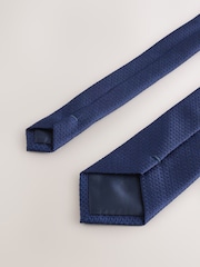 Navy Tie Pocket Square Set - Image 3 of 4