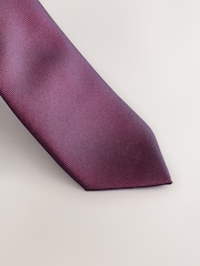 Burgundy Red Tie Pocket and Square Set - Image 4 of 4