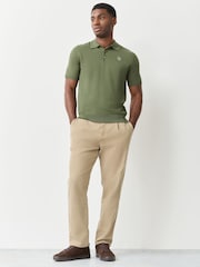 Zaļš - Paul Smith Zebra Logo adīts polo krekls - Attēls 2 no 4