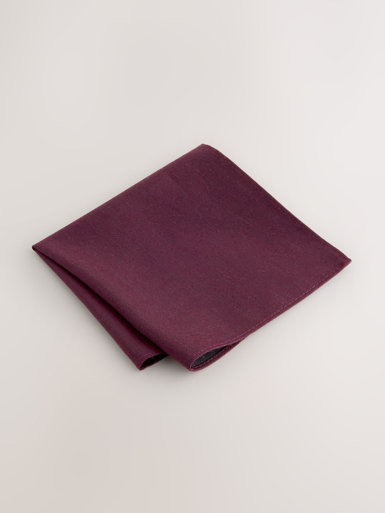 Rojo burdeos - Juego de corbata, pañuelo de bolsillo y alfiler de solapa - Imagen 2 de 4 Rojo burdeos - Juego de corbata, pañuelo de bolsillo y alfiler de solapa - Imagen 2 de 4