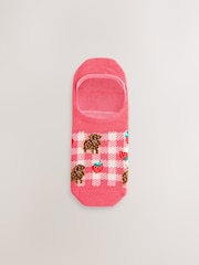 Summer Picnic Hamish the Highland Cow Invisible Trainer Socks 4 Pack - Image 5 of 7