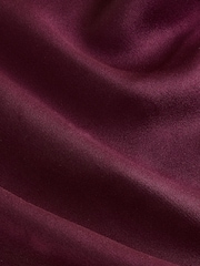 Rouge - Ensemble cravate en soie, mouchoir de poche et broche - Image 7 de 7