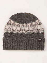 Gorro cepillado Fairisles de FatFace - Imagen 1 de 3