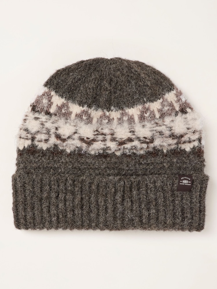 Gorro cepillado Fairisles de FatFace - Imagen 1 de 3
