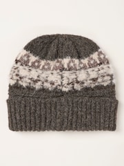 Gorro cepillado Fairisles de FatFace - Imagen 2 de 3