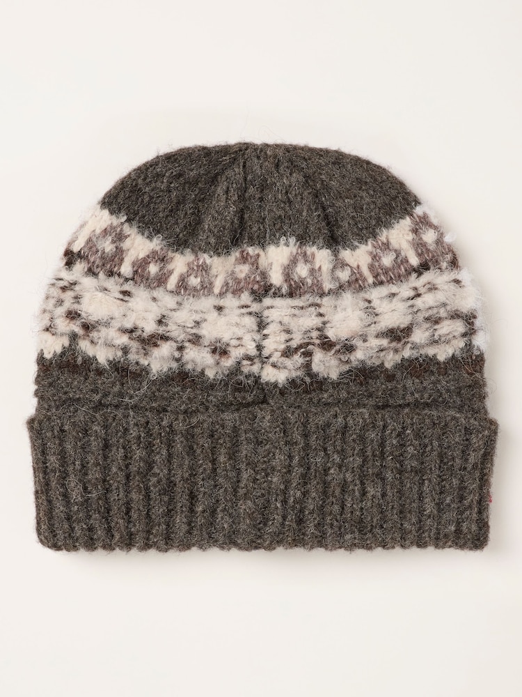 Gorro cepillado Fairisles de FatFace - Imagen 2 de 3
