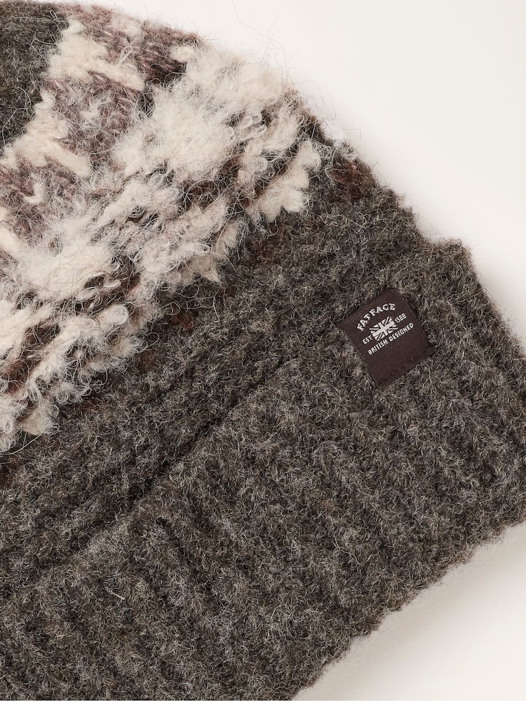Gorro cepillado Fairisles de FatFace - Imagen 3 de 3