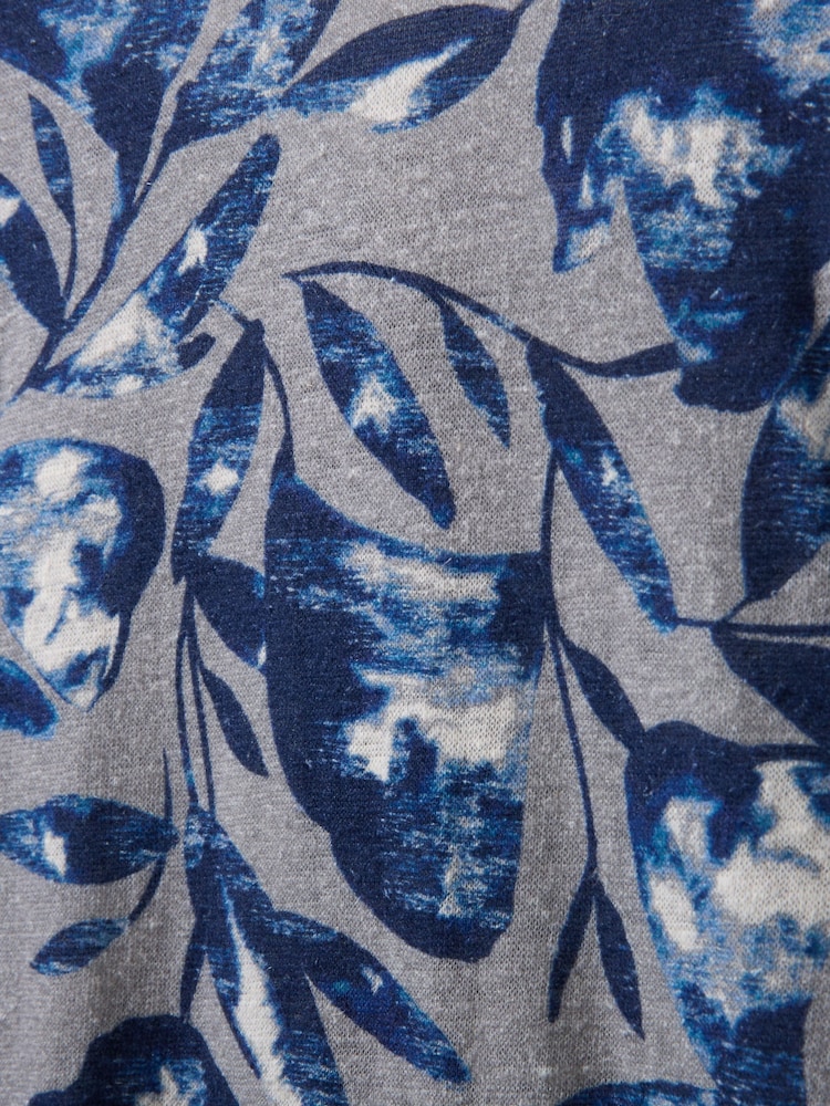 Celtic & Co. Blue Linen / Cotton Button Back Dress - Image 7 of 7 Celtic & Co. Blue Linen / Cotton Button Back Dress - Image 7 of 7