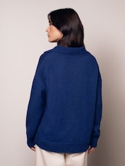 Celtic & Co. Cotton Blend Smock Jumper - Imaginea 4 din 9