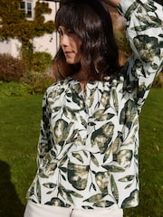 Celtic & Co. ギャザー入り ウーブン ブラウス - 画像 5 / 6