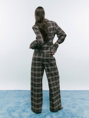 River Island Karierte Hosen mit weitem Bein - Bild 4 von 4