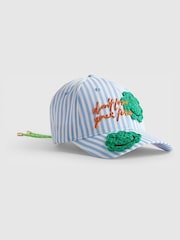 River Island Stripe Smiley Cap - Image 1 of 5