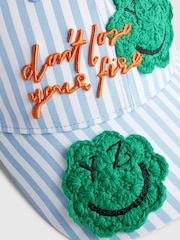 River Island Stripe Smiley Cap - Image 4 of 5