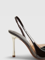 River Island Perspex Slingback Heeled Court Shoes - Պատկեր 4 6-ից