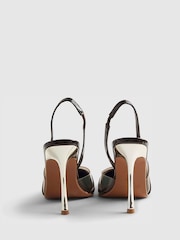 River Island Perspex Slingback Heeled Court Shoes - Պատկեր 5 6-ից