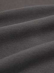 Reiss Charcoal Grey Barton Premium Interlock Modern-Fit T-Shirt - Image 7 of 7