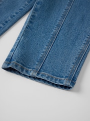 Polarn O. Pyret Blue Cotton Denim Dungarees - Image 4 of 4