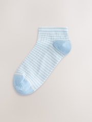 Pastel Stripe Trainer Socks 5 Pack - Image 4 of 8