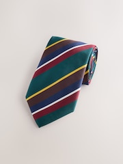 Green Stripe Design Tie - Image 1 of 3