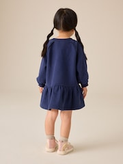Navy Fairy Long Sleeve Sweat Dress (3mths-7yrs) - Image 3 of 5