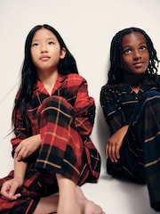 The Set 2 Pack Long Sleeve Christmas Check Woven Pyjamas - Obrázek 4 z 4