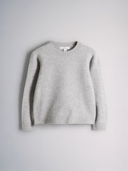 The Set 3 Pack Soft Knit Crew Jumpers Dark Navy - Image 2 of 6
