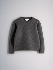 The Set 3 Pack Soft Knit Crew Jumpers Dark Navy - Image 3 of 6