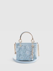 River Island 3D Floral Detail Mini Tote Bag - Bild 2 von 6