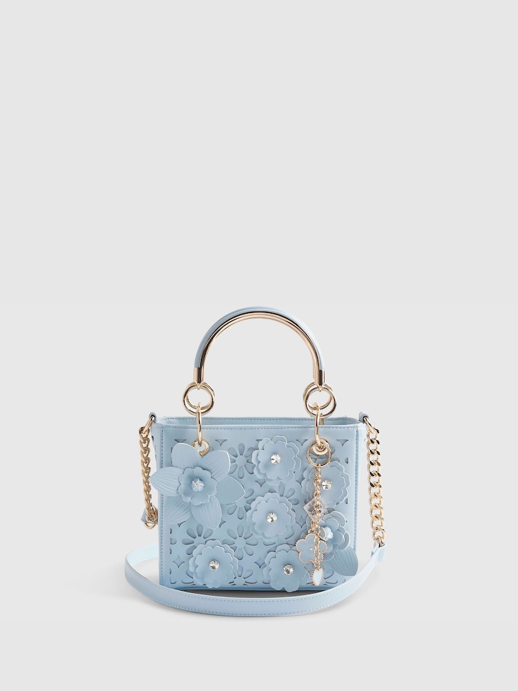 River Island 3D Floral Detail Mini Tote Bag - Bild 2 von 6