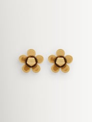 Marc Jacobs Gold Tone Daisy Stud Earrings - Image 1 of 4