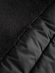 Black Waterpoof Borg Lined Parka - Image 11 of 11