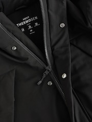 Black Waterpoof Borg Lined Parka - Image 9 of 11