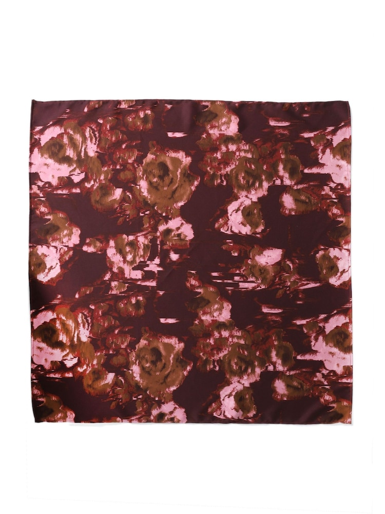 Aela Pink Printed Scarf - Image 2 of 3 Aela Pink Printed Scarf - Image 2 of 3
