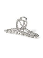 Aela Silver Tone Rhinestone Hair Claw - Image 1 of 2