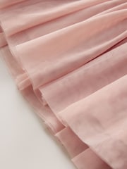 粉色聖誕節 - 長袖汗水網狀連身裙（ 3個月 - 7歲） - 圖片 4，共 4