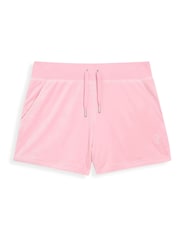 Juicy Couture Pink Classic Velour Shorts With Back Pocket - Image 3 of 3