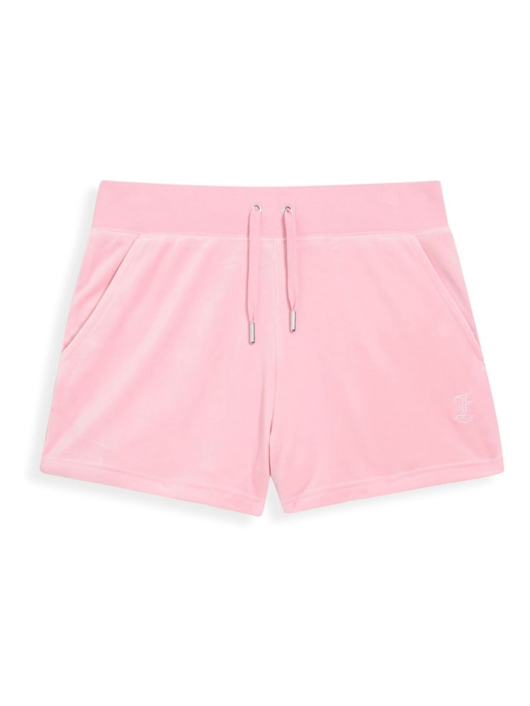 Juicy Couture Pink Classic Velour Shorts With Back Pocket - Image 3 of 3