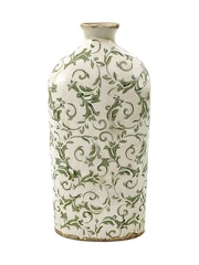 Dibor Green Botanical Bottle Vase - Image 2 of 6
