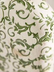 Dibor Green Botanical Bottle Vase - Image 3 of 6