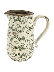 Dibor Green Botanical Pitcher Jug - Image 2 of 6