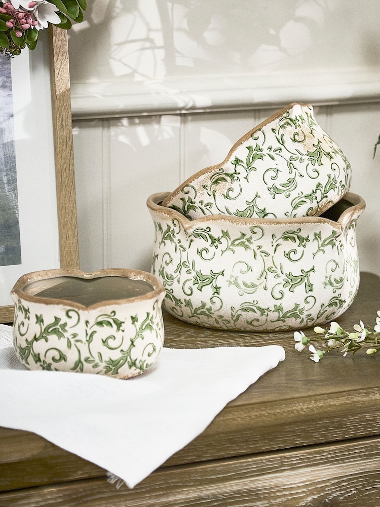 Dibor Set of 3 Green Planters - Image 6 of 6