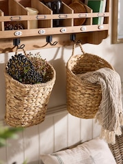 Dibor Brown Water Hyacinth Wall Basket - Image 5 of 5