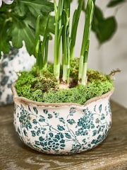 Dibor Set of 3 Turquoise Planters - Image 3 of 6
